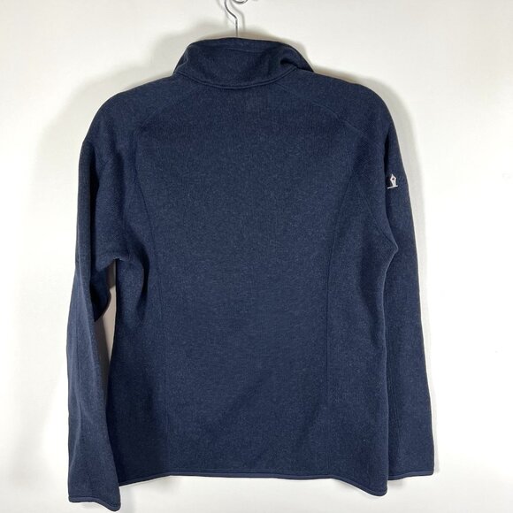 Patagonia Better Sweater Women’s‎ Medium quarter Zip Teal Blue Thermal Pull Over - Picture 9 of 11
